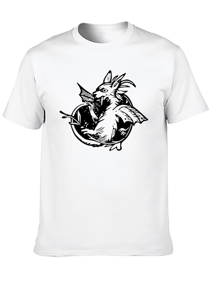 Black Gargoyle Graphic Tee - Mens Short Sleeve