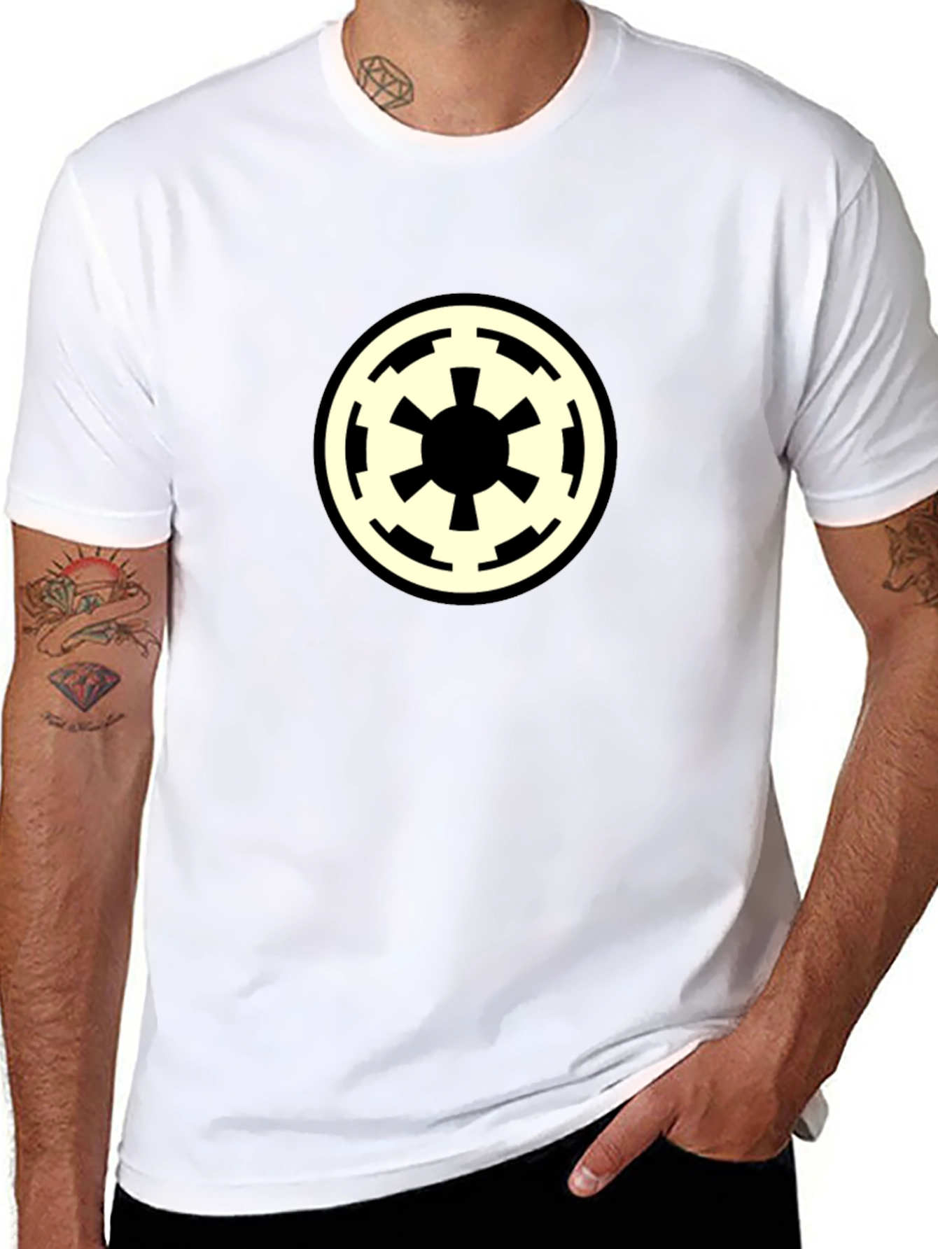 Star Wars Imperial Symbol T-Shirt - Black