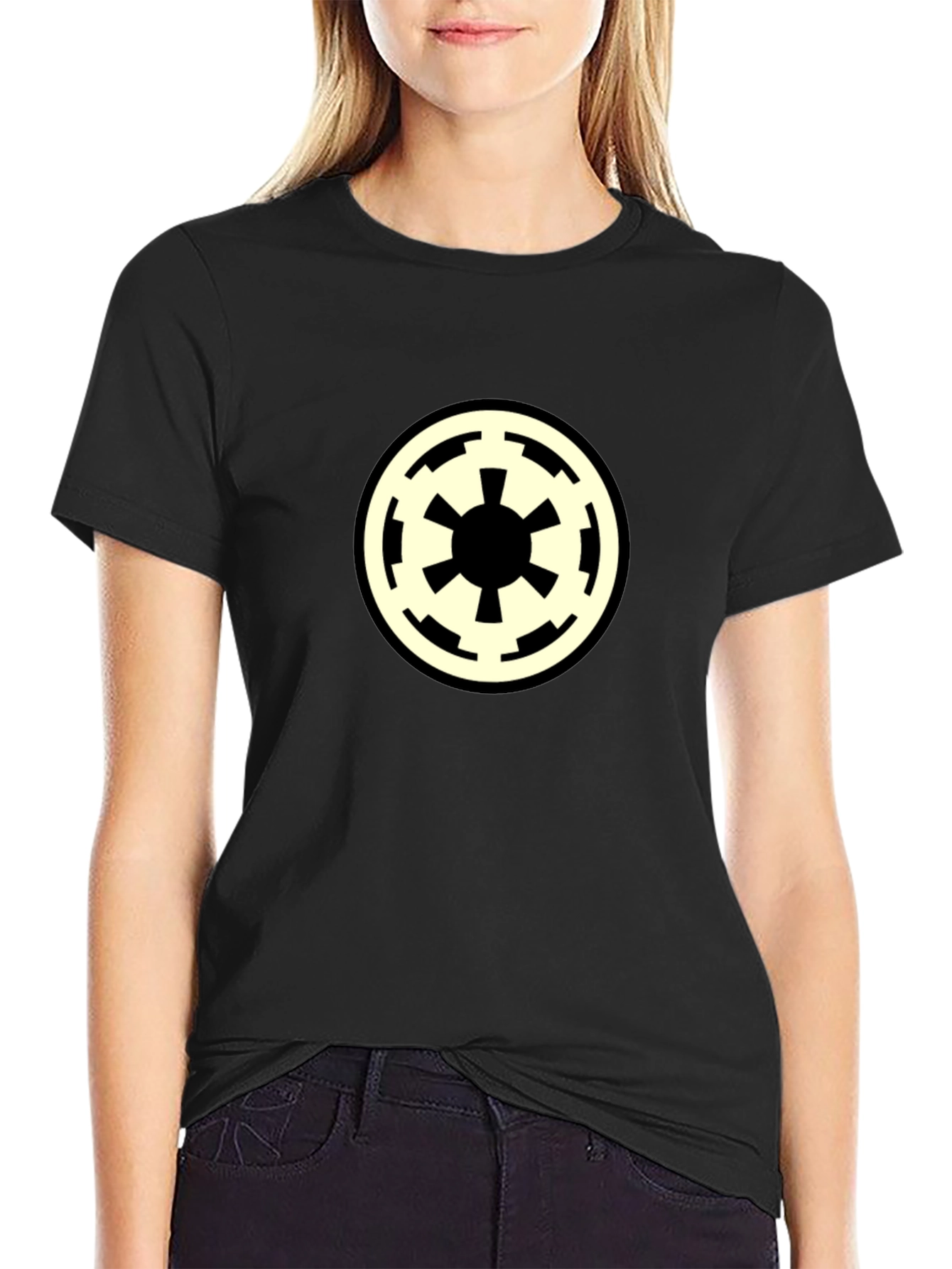 Star Wars Imperial Symbol T-Shirt - Black