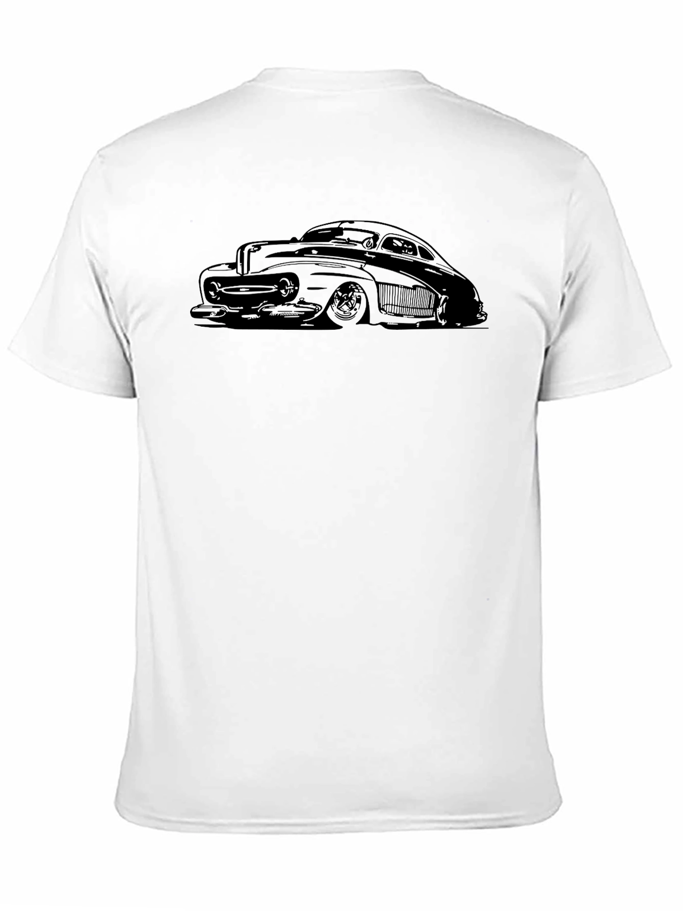 Classic Car Graphic Tee - Cool Black T-Shirt