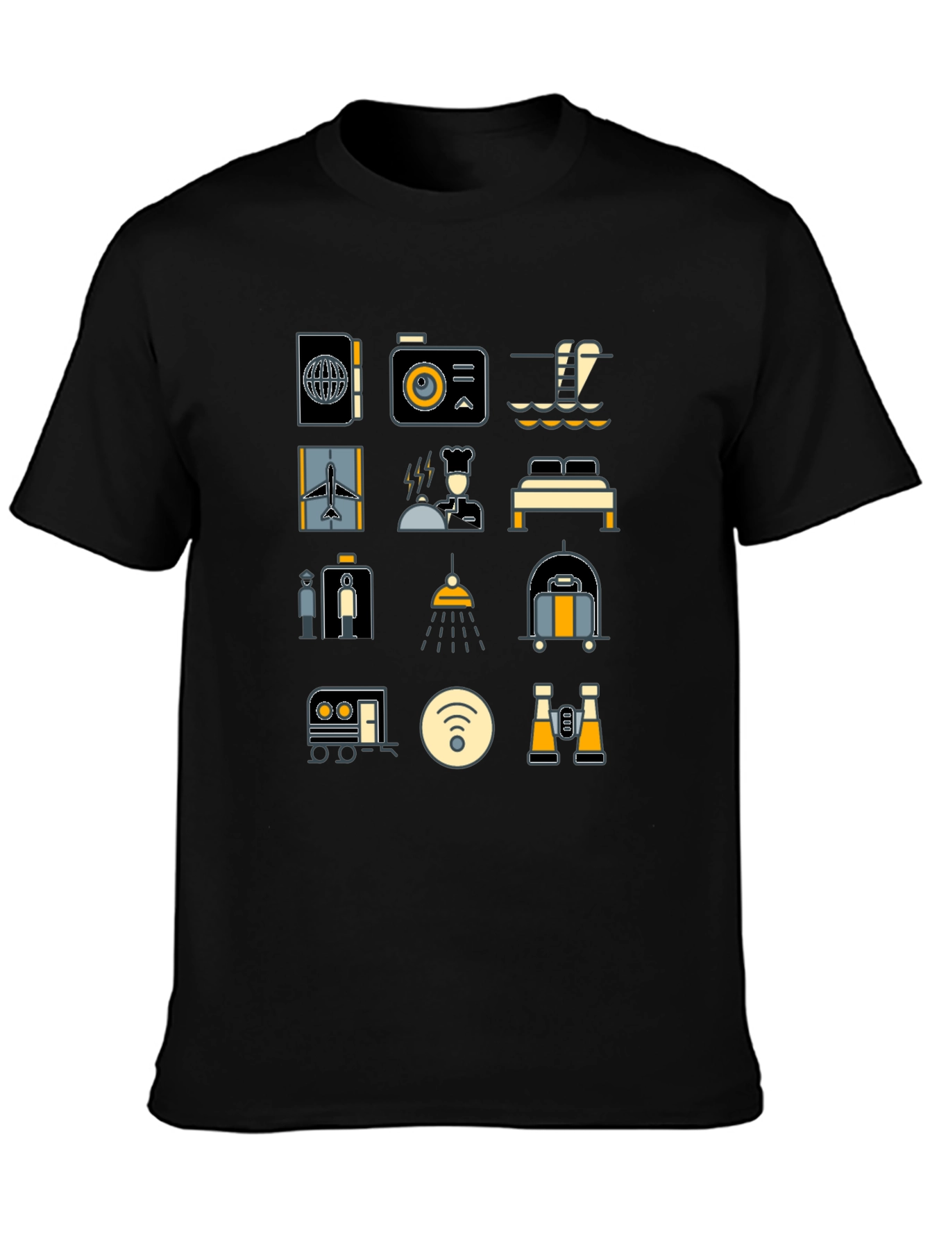 Travel Icon T-Shirt - Vacation Ready Style