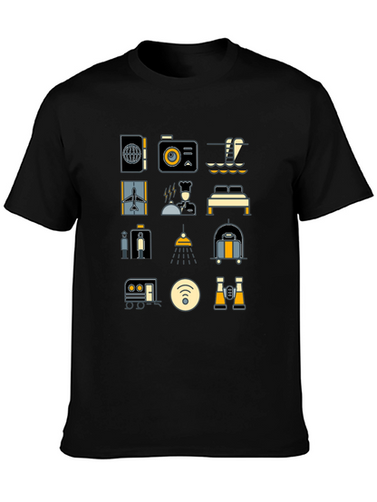 Travel Icon T-Shirt - Vacation Ready Style