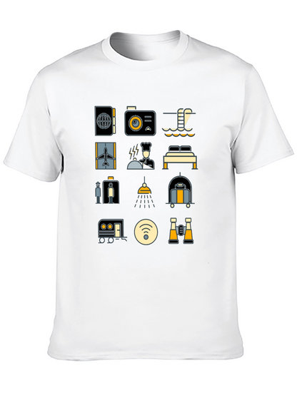Travel Icon T-Shirt - Vacation Ready Style
