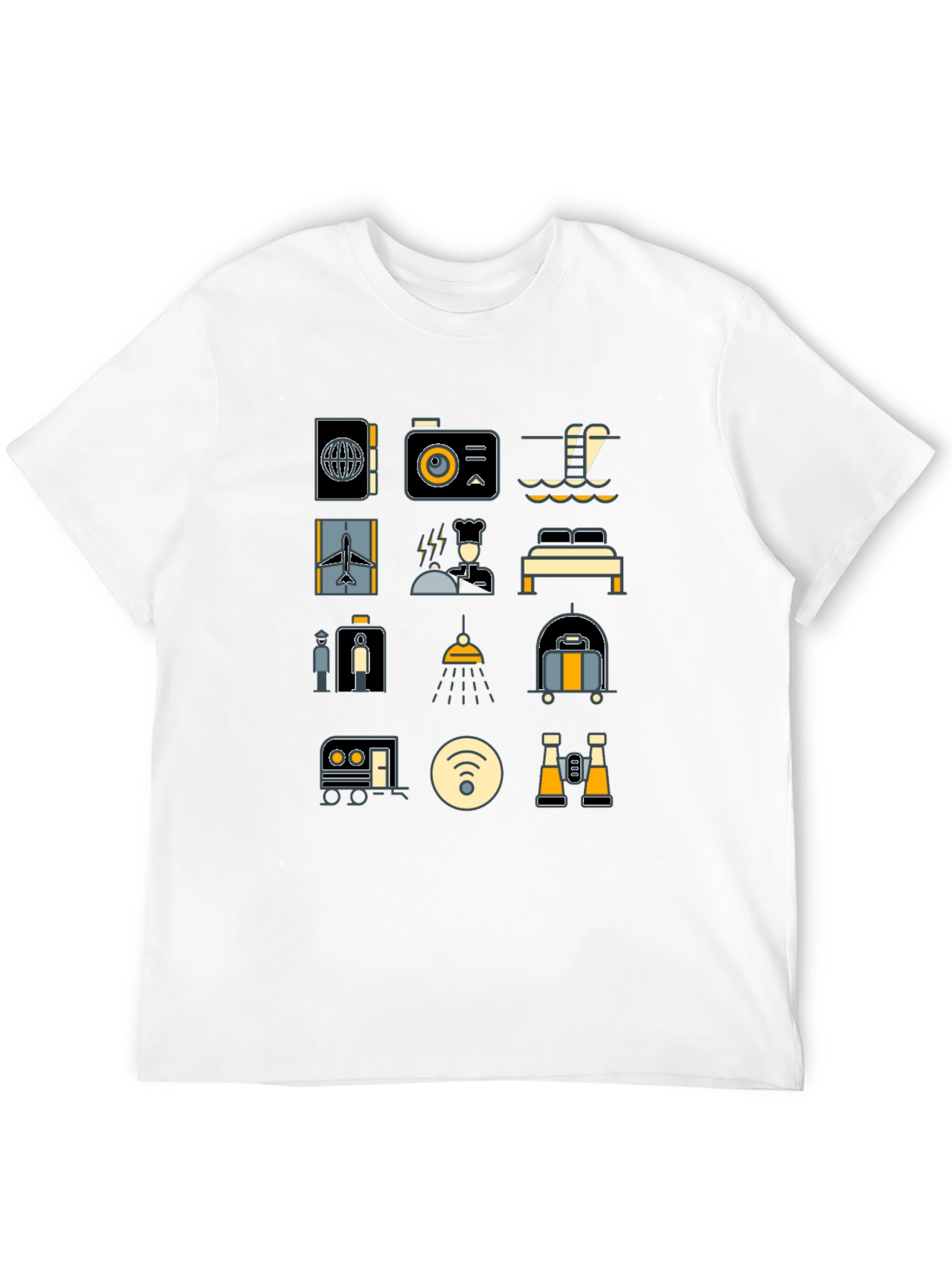 Travel Icon T-Shirt - Vacation Ready Style