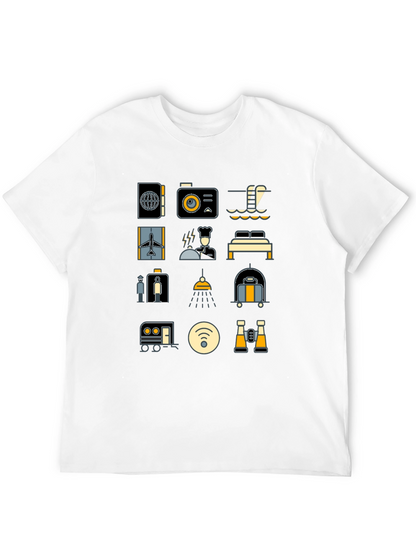 Travel Icon T-Shirt - Vacation Ready Style
