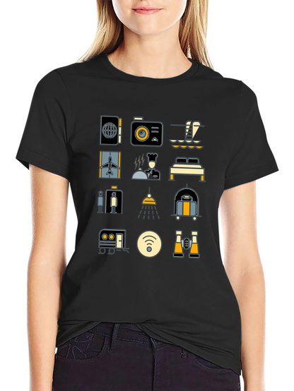 Travel Icon T-Shirt - Vacation Ready Style