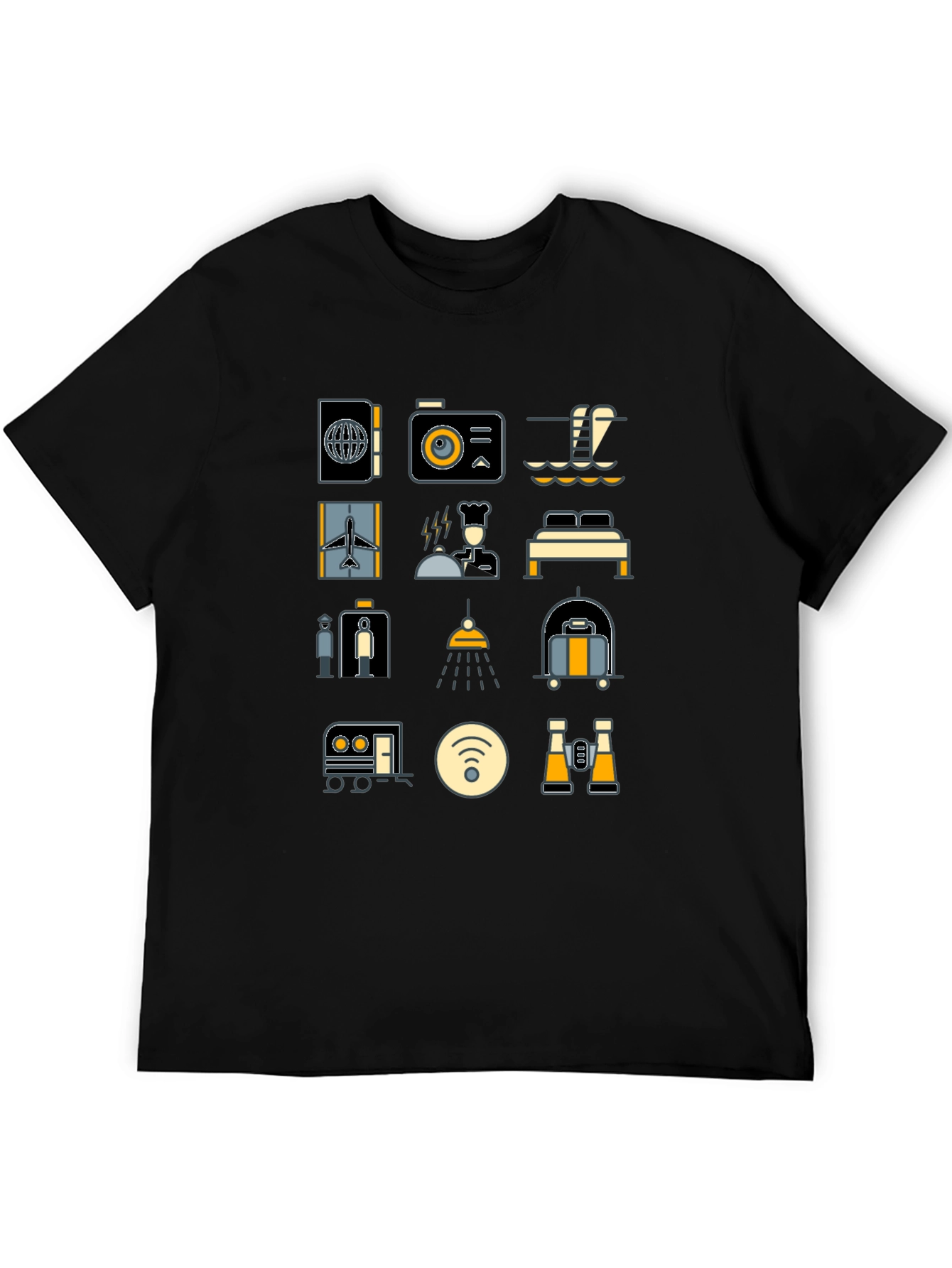 Travel Icon T-Shirt - Vacation Ready Style