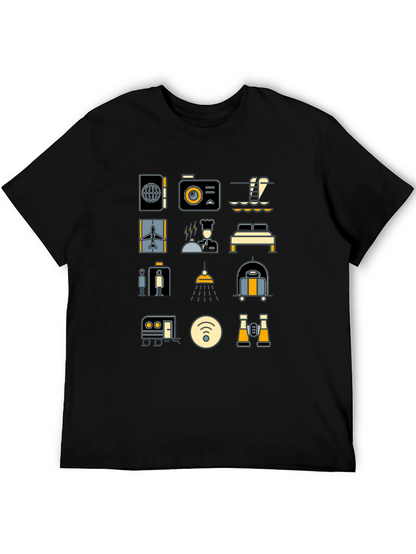 Travel Icon T-Shirt - Vacation Ready Style