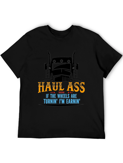 Haul Ass Trucking Graphic T-Shirt