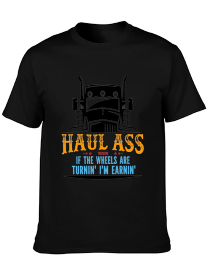 Haul Ass Trucking Graphic T-Shirt