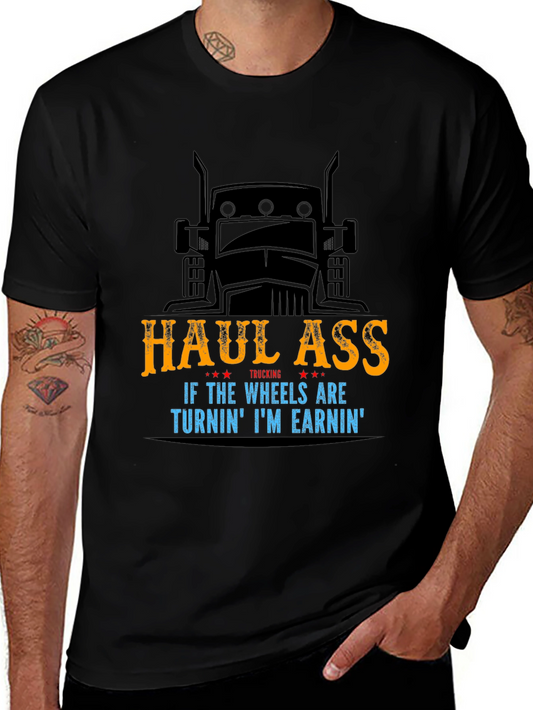 Haul Ass Trucking Graphic T-Shirt