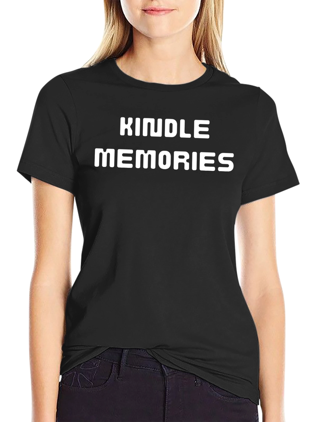 Kindle Memories Graphic Tee - Black Casual Shirt