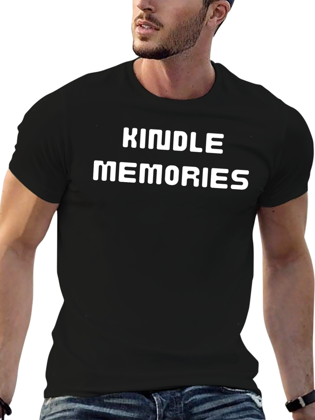 Kindle Memories Graphic Tee - Black Casual Shirt