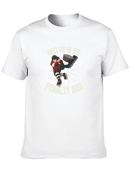 Penalty Box Hockey T-Shirt - Funny Graphic Tee