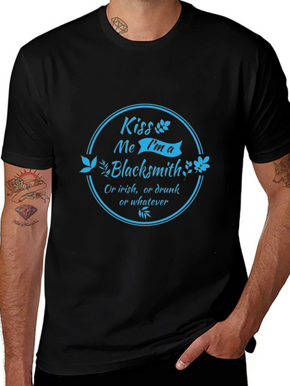 Kiss Me Im a Blacksmith T-Shirt