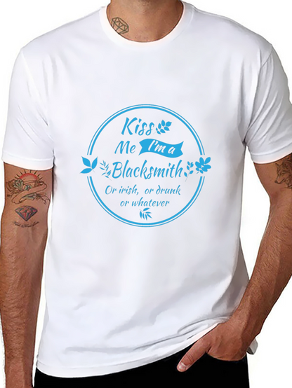 Kiss Me Im a Blacksmith T-Shirt