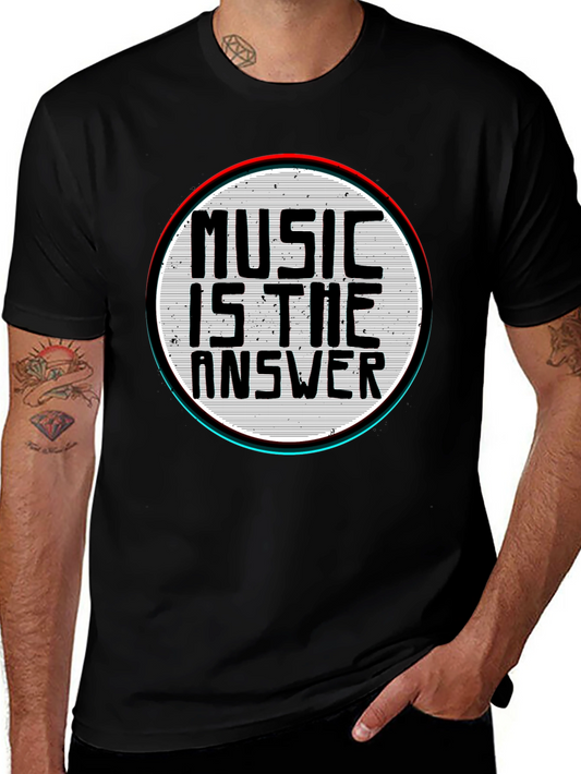 Music is the Answer Graphic T-Shirt