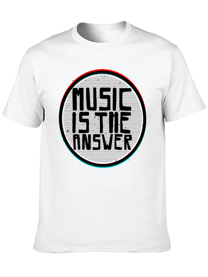 Music is the Answer Graphic T-Shirt
