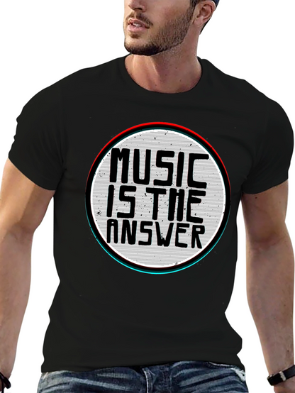 Music is the Answer Graphic T-Shirt