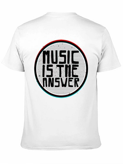 Music is the Answer Graphic T-Shirt