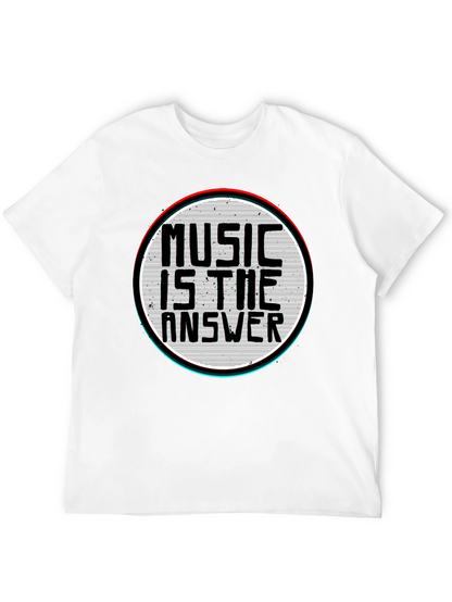 Music is the Answer Graphic T-Shirt