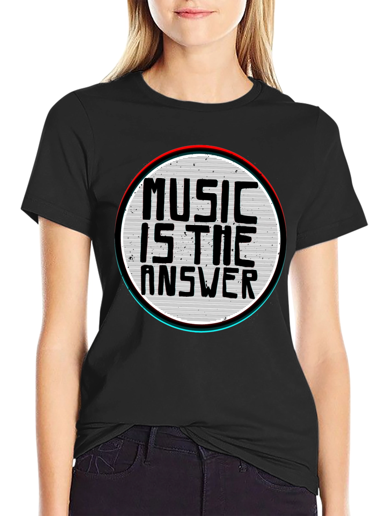 Music is the Answer Graphic T-Shirt