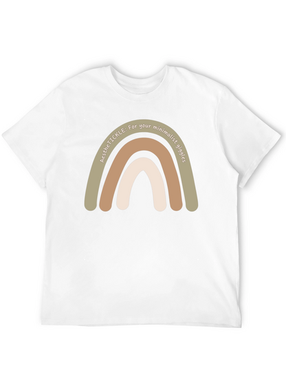 Minimalist Aesthetic Rainbow Tee
