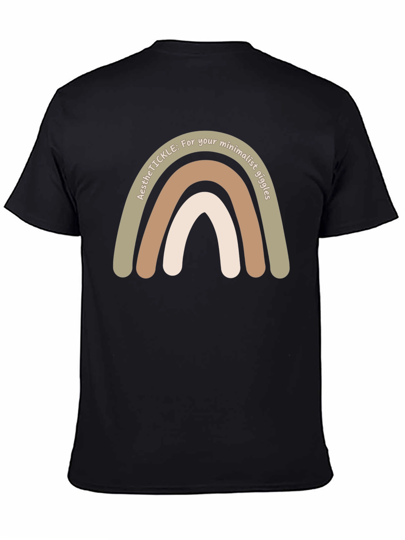 Minimalist Aesthetic Rainbow Tee