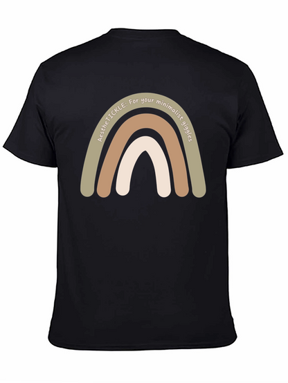 Minimalist Aesthetic Rainbow Tee