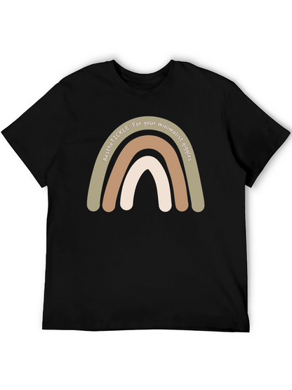 Minimalist Aesthetic Rainbow Tee