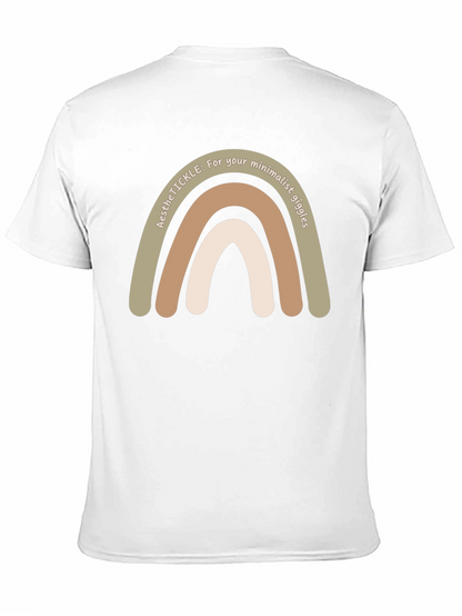 Minimalist Aesthetic Rainbow Tee