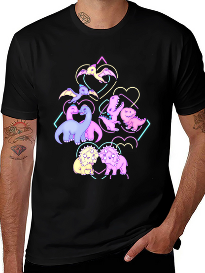Dino Love T-Shirt - Cute Dinosaur Graphic Tee