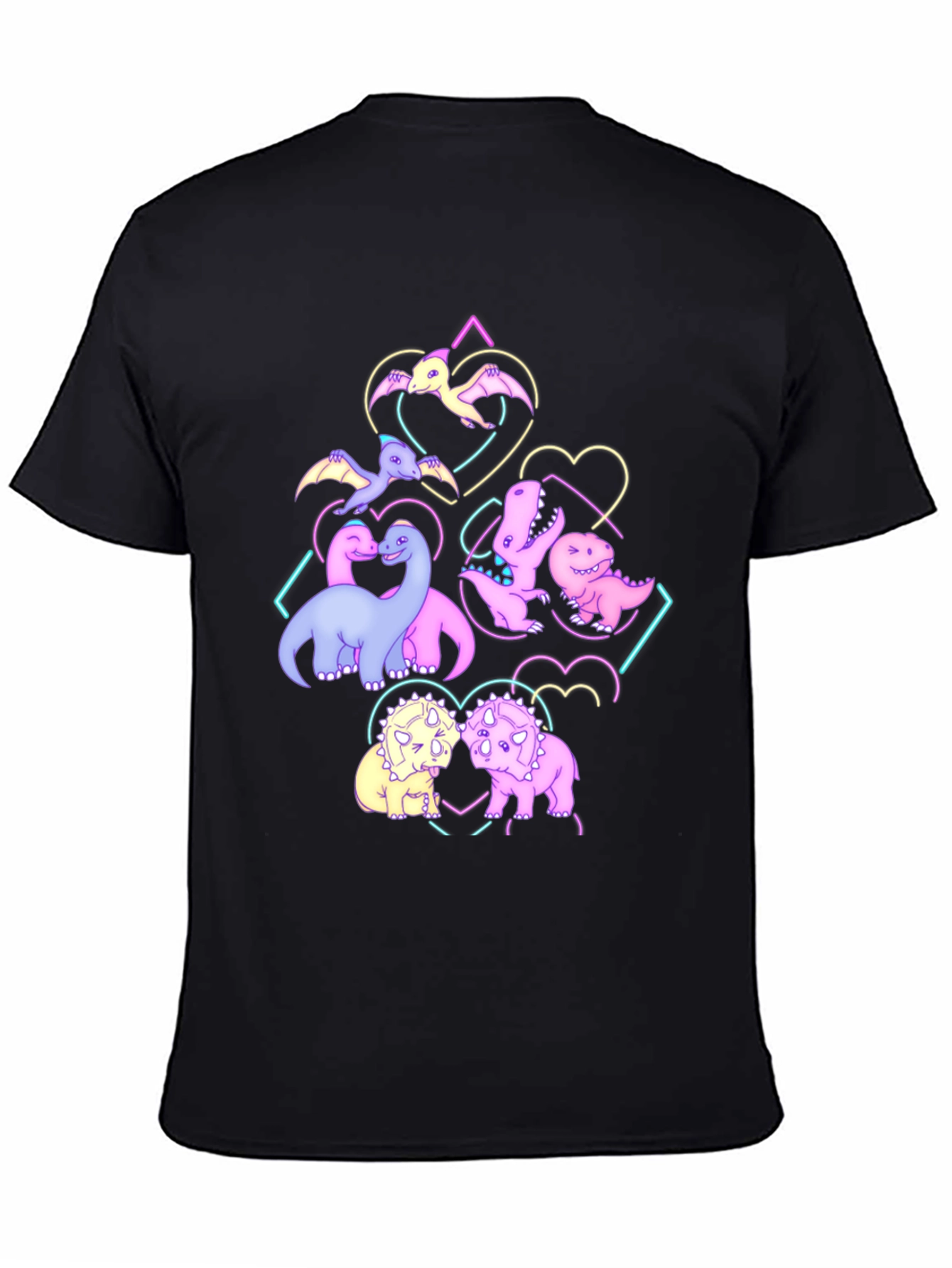 Dino Love T-Shirt - Cute Dinosaur Graphic Tee