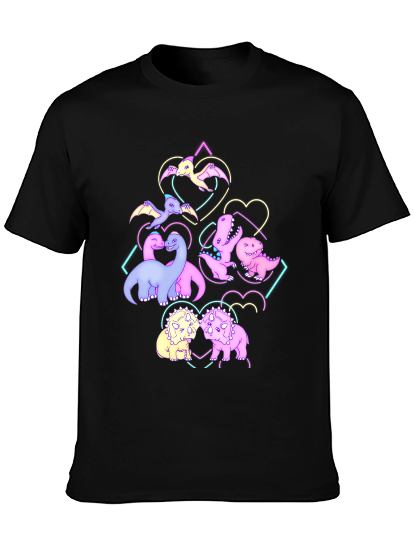 Dino Love T-Shirt - Cute Dinosaur Graphic Tee