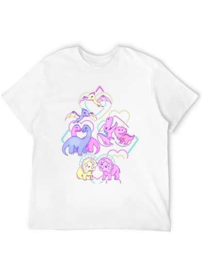 Dino Love T-Shirt - Cute Dinosaur Graphic Tee