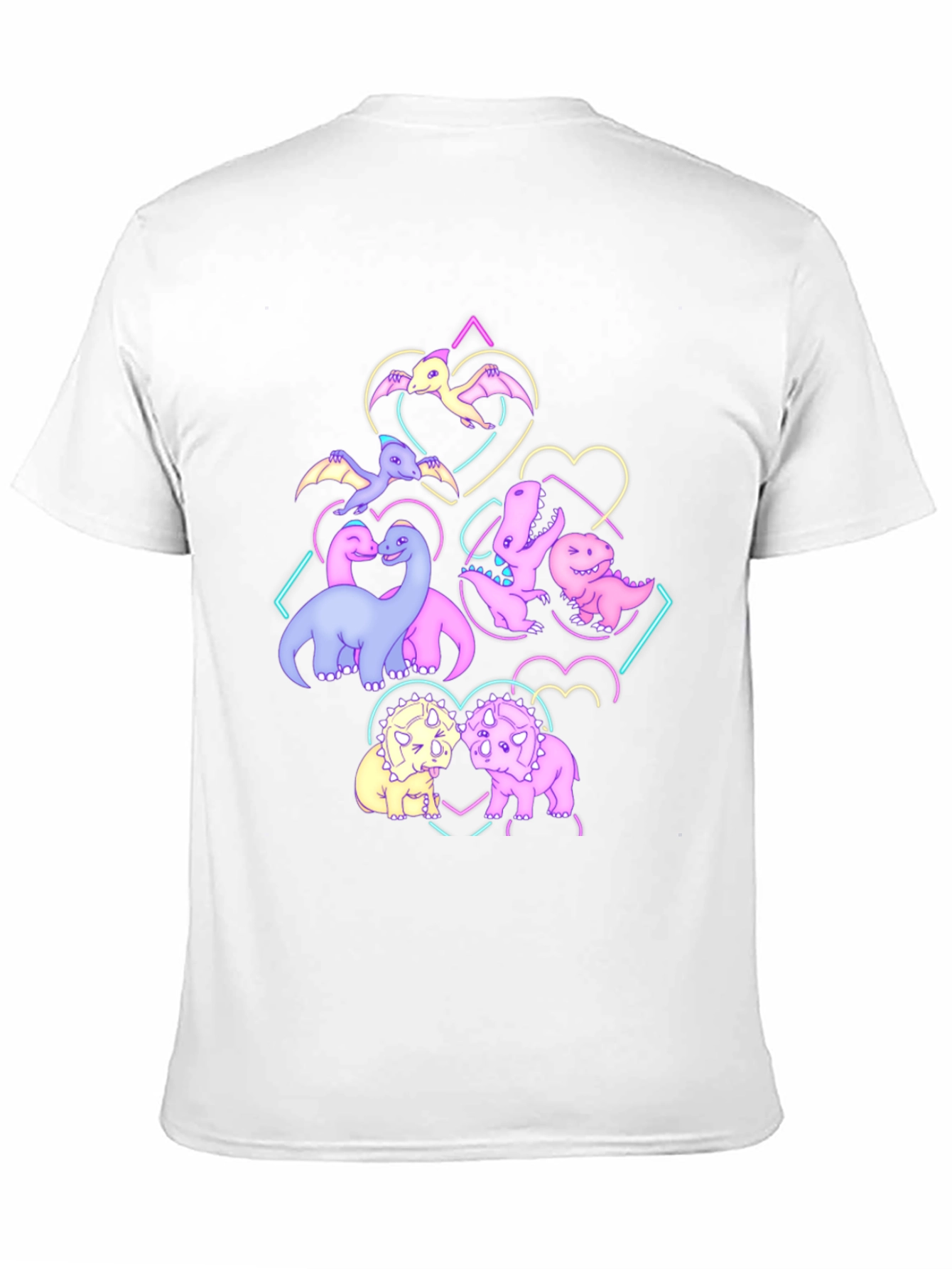 Dino Love T-Shirt - Cute Dinosaur Graphic Tee