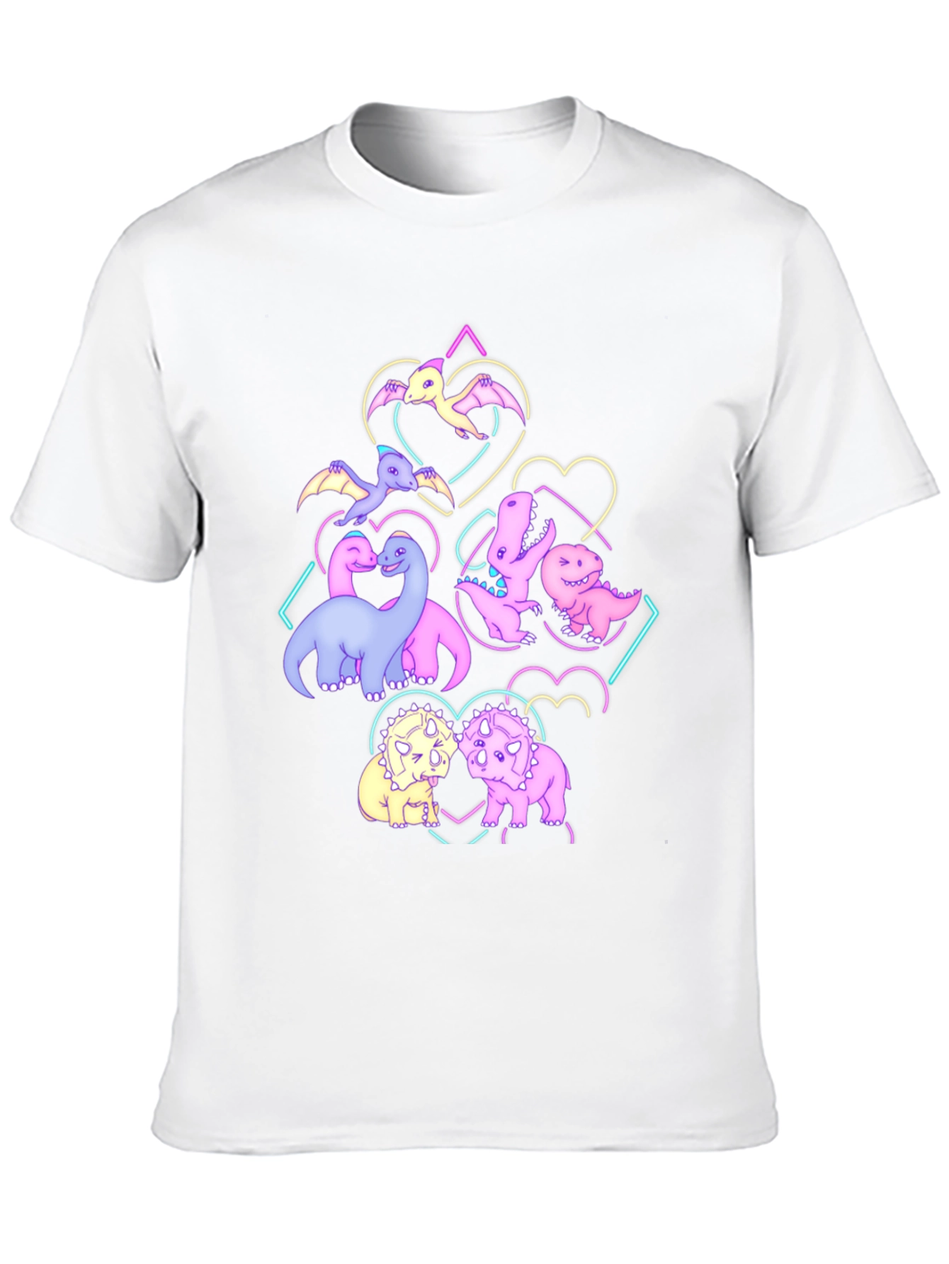 Dino Love T-Shirt - Cute Dinosaur Graphic Tee