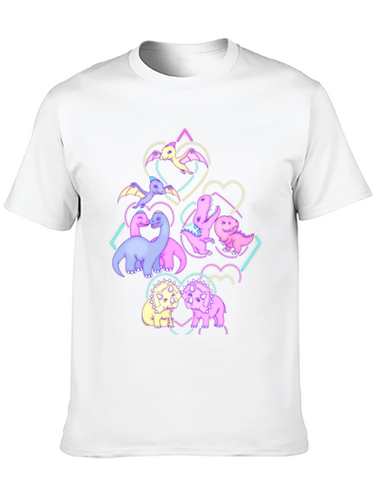 Dino Love T-Shirt - Cute Dinosaur Graphic Tee