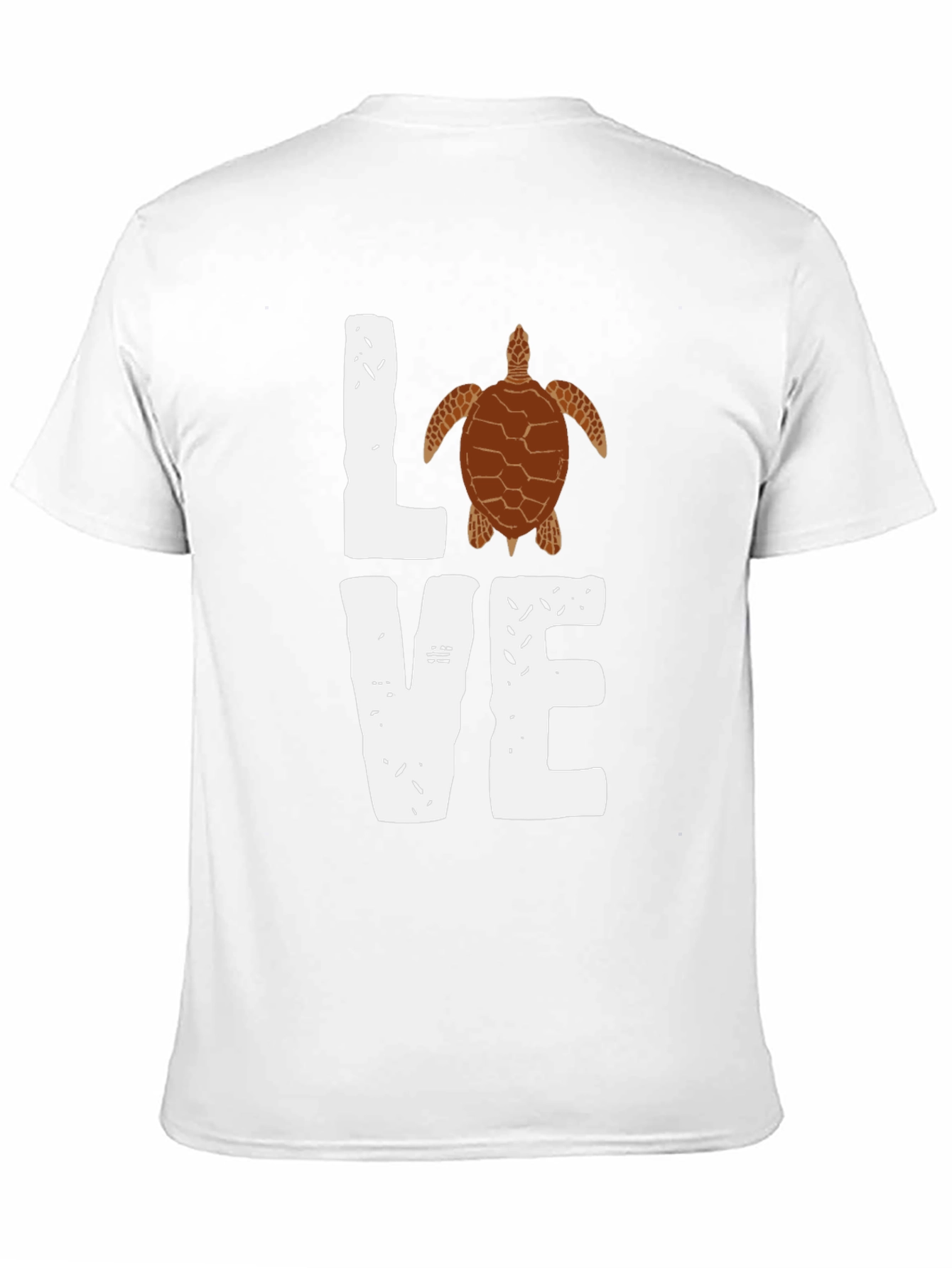 Love Turtle Graphic T-Shirt - Trendy Black Tee
