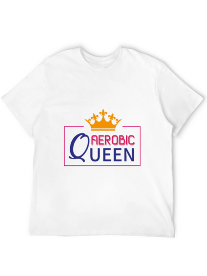 Aerobic Queen Graphic Tee - Fitness Fashion