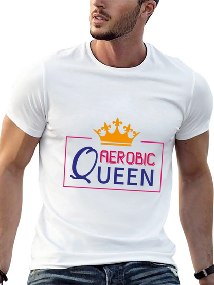 Aerobic Queen Graphic Tee - Fitness Fashion