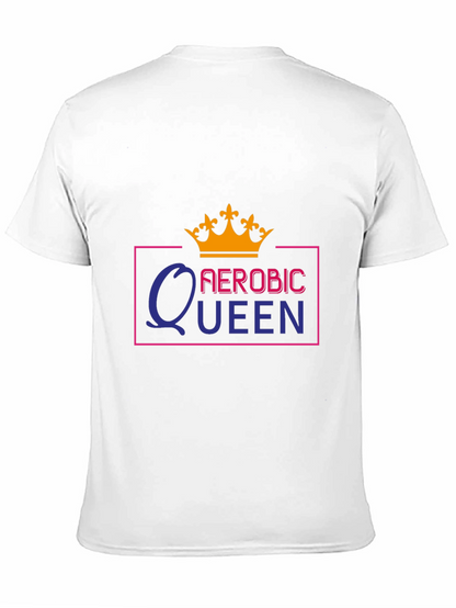 Aerobic Queen Graphic Tee - Fitness Fashion