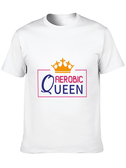 Aerobic Queen Graphic Tee - Fitness Fashion
