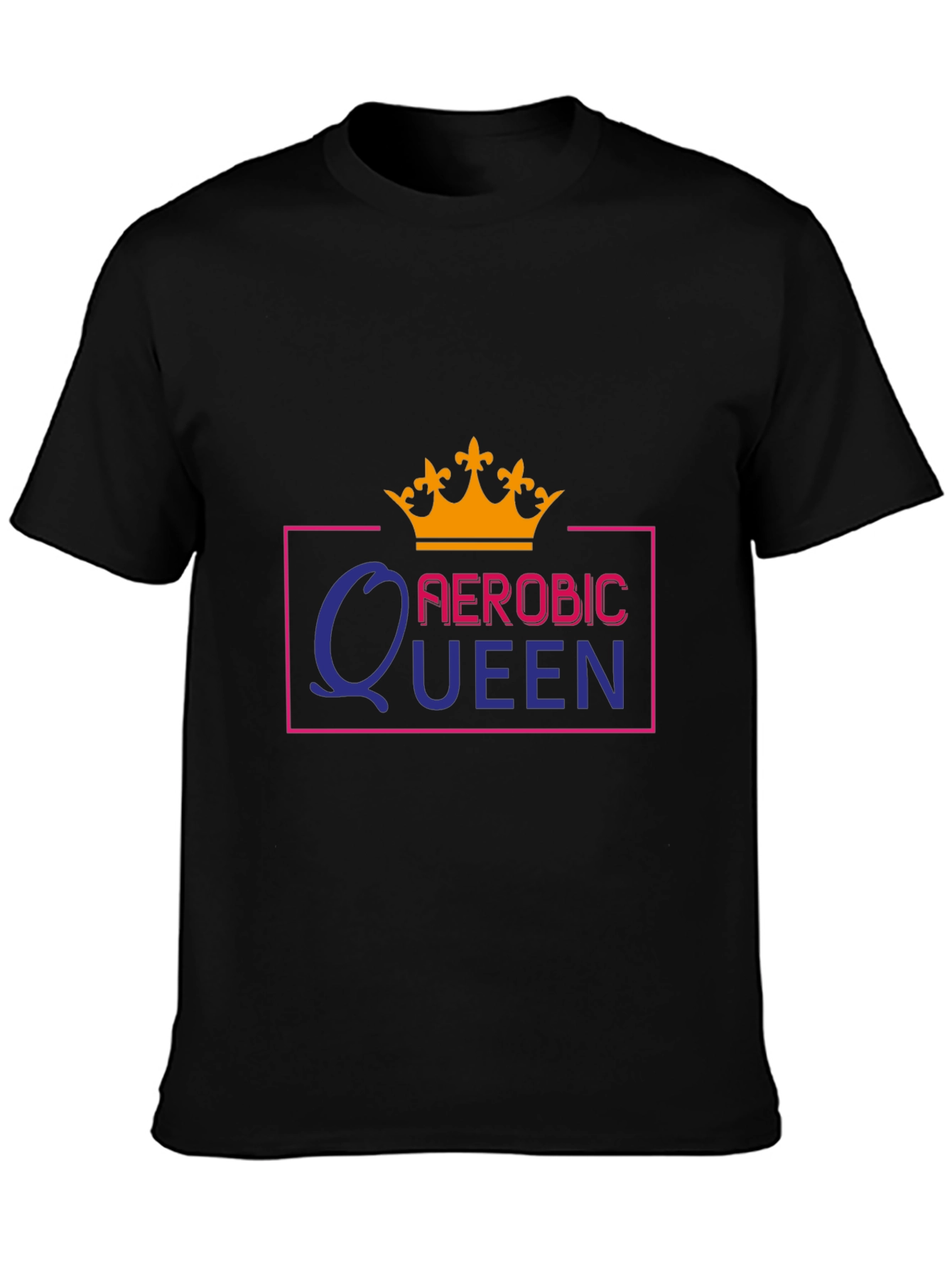 Aerobic Queen Graphic Tee - Fitness Fashion