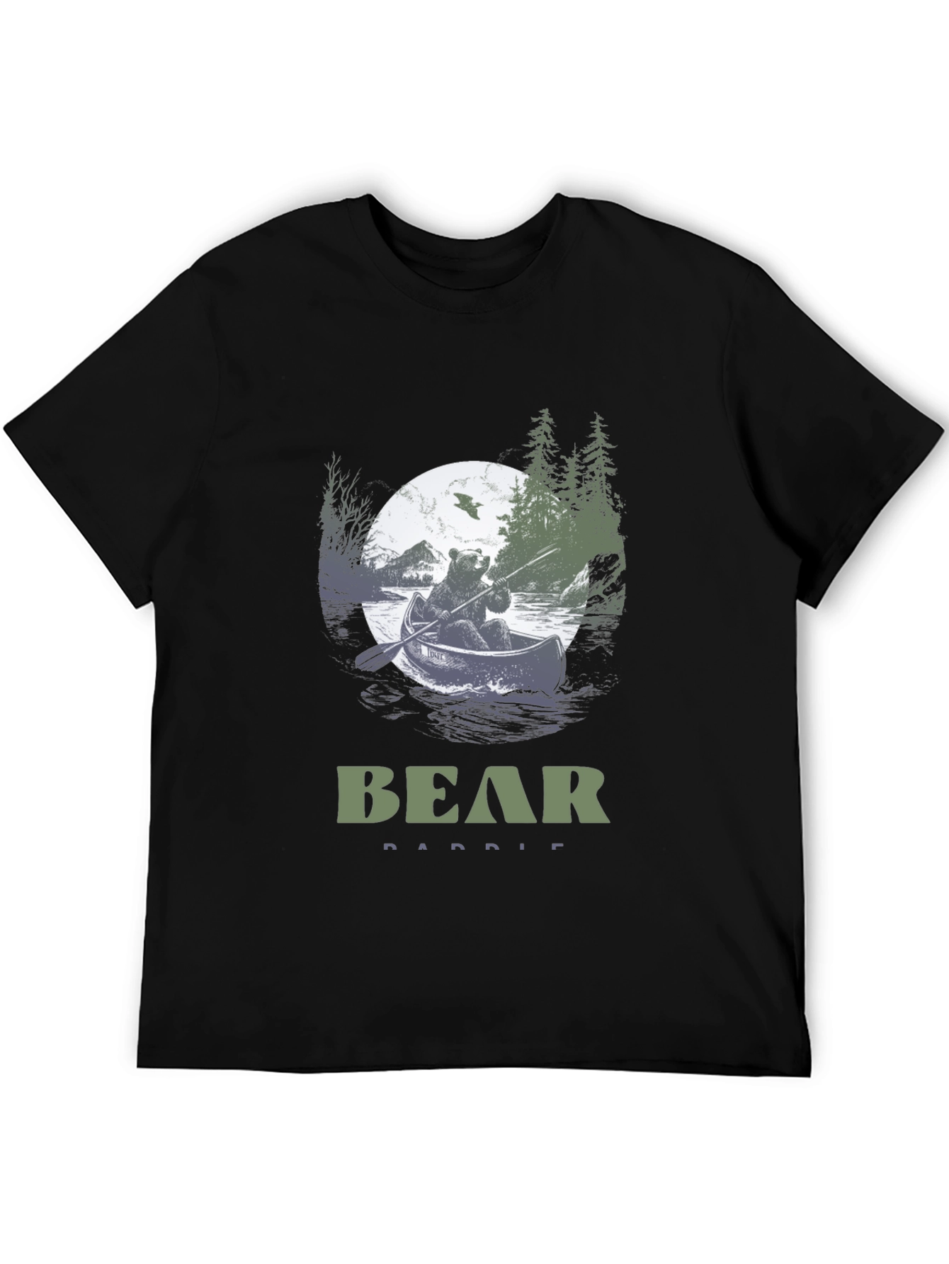 Bear Paddle T-Shirt - Nature Design