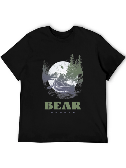 Bear Paddle T-Shirt - Nature Design