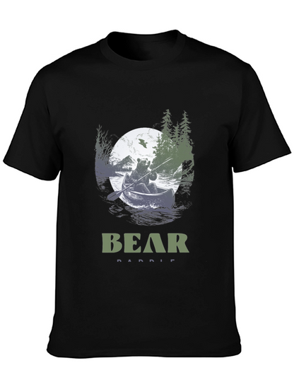 Bear Paddle T-Shirt - Nature Design