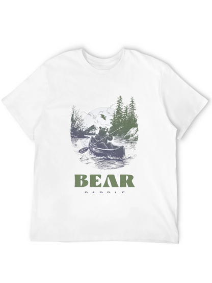 Bear Paddle T-Shirt - Nature Design
