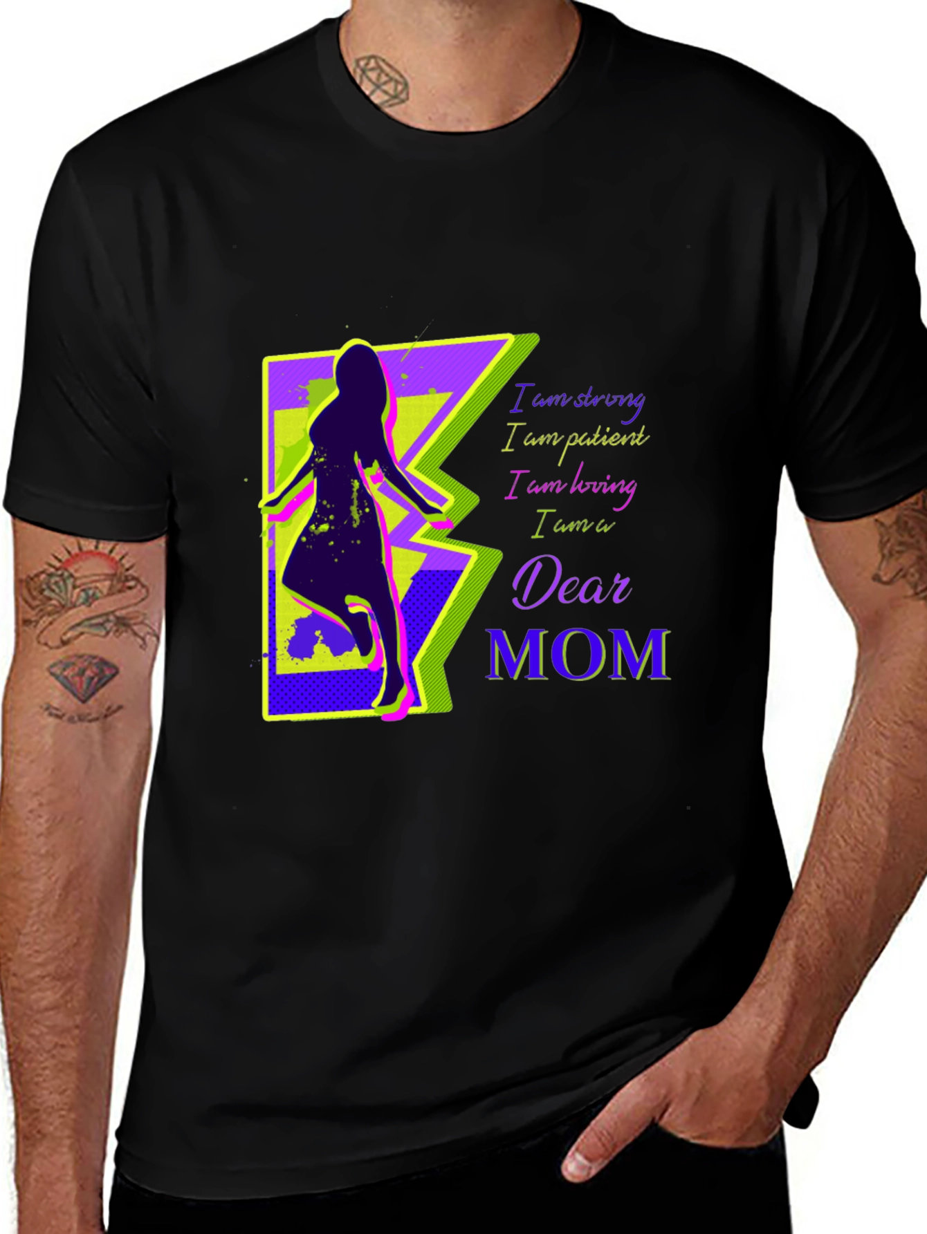 Dear Mom Graphic T-Shirt - Strong Patient Loving