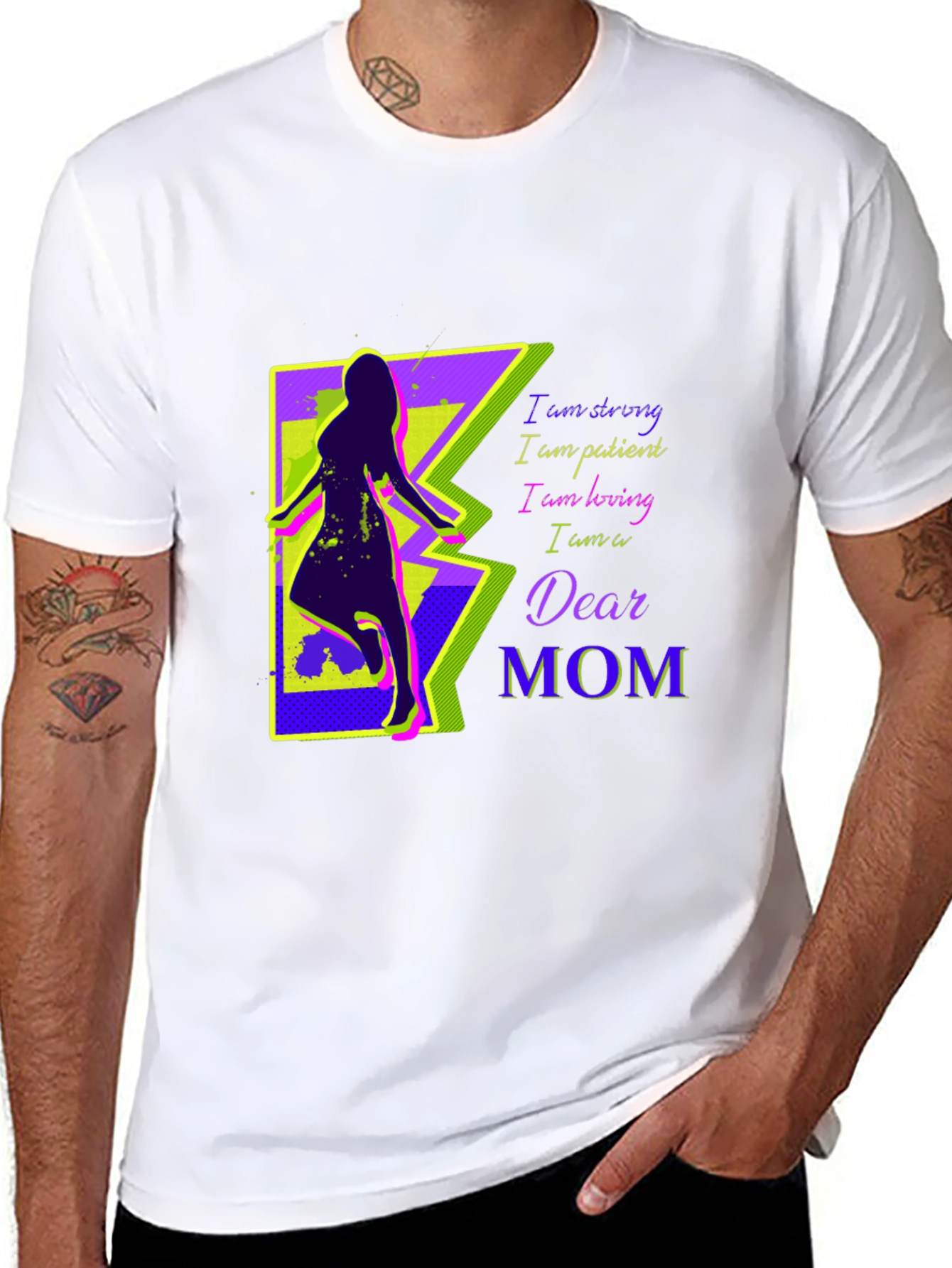 Dear Mom Graphic T-Shirt - Strong Patient Loving